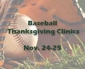 Baseball to Host Thanksgiving Clinics