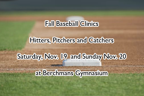 Baseball to Host Fall Clinics for Hitters, Pitchers and Catchers
