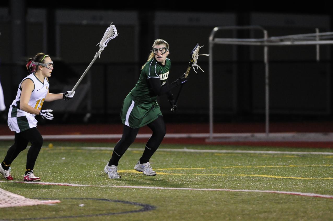 Mazza Nets Nine Goals to Spark Women&rsquo;s Lacrosse to 20-7 Win Over Anna Maria College