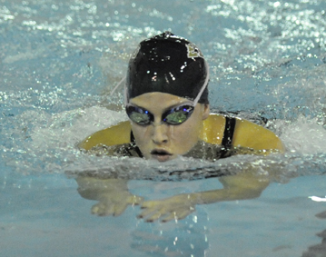 Womens Swimming Garners GNAC Honors
