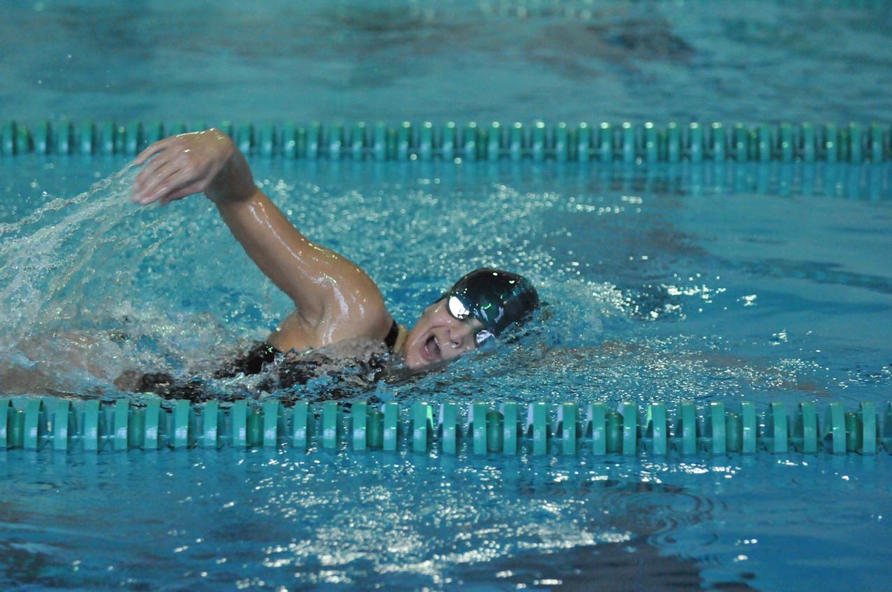 Men&rsquo;s and Women&rsquo;s Swimming Split against University of New England