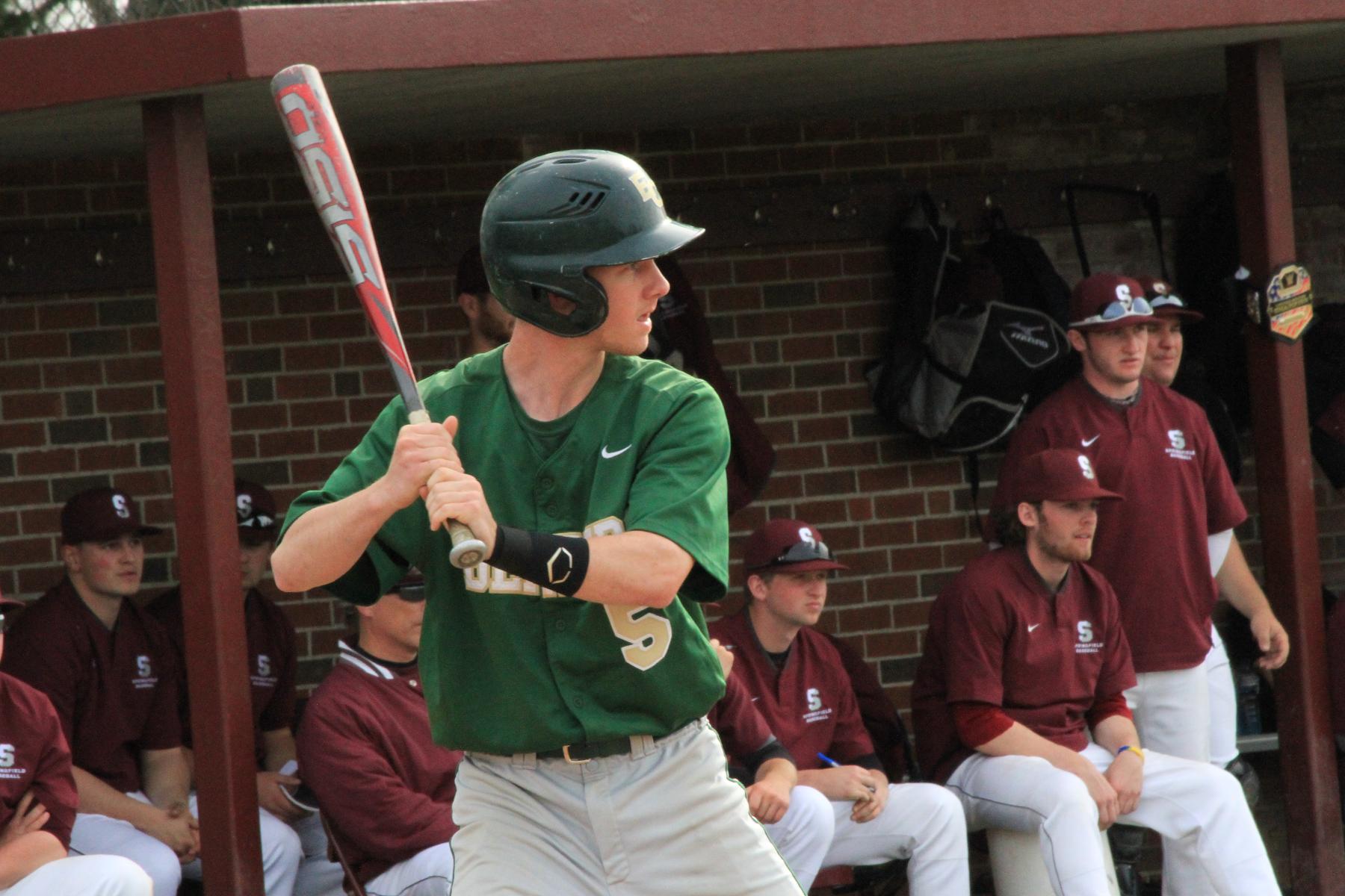 Baseball Matches Program Win Mark in Victory at Springfield