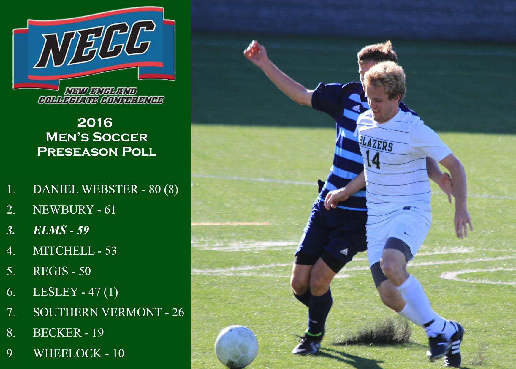 Men's Soccer Picked Third in Preseason Poll