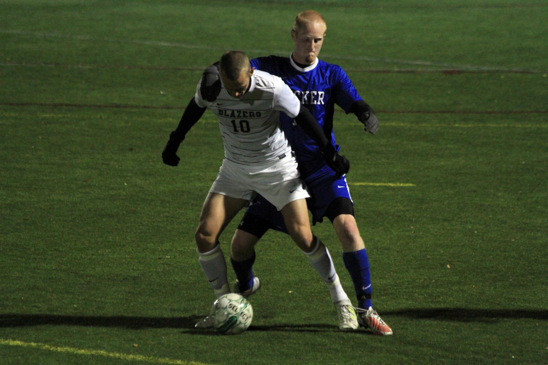 Men's Soccer Downs Becker On Senior Day