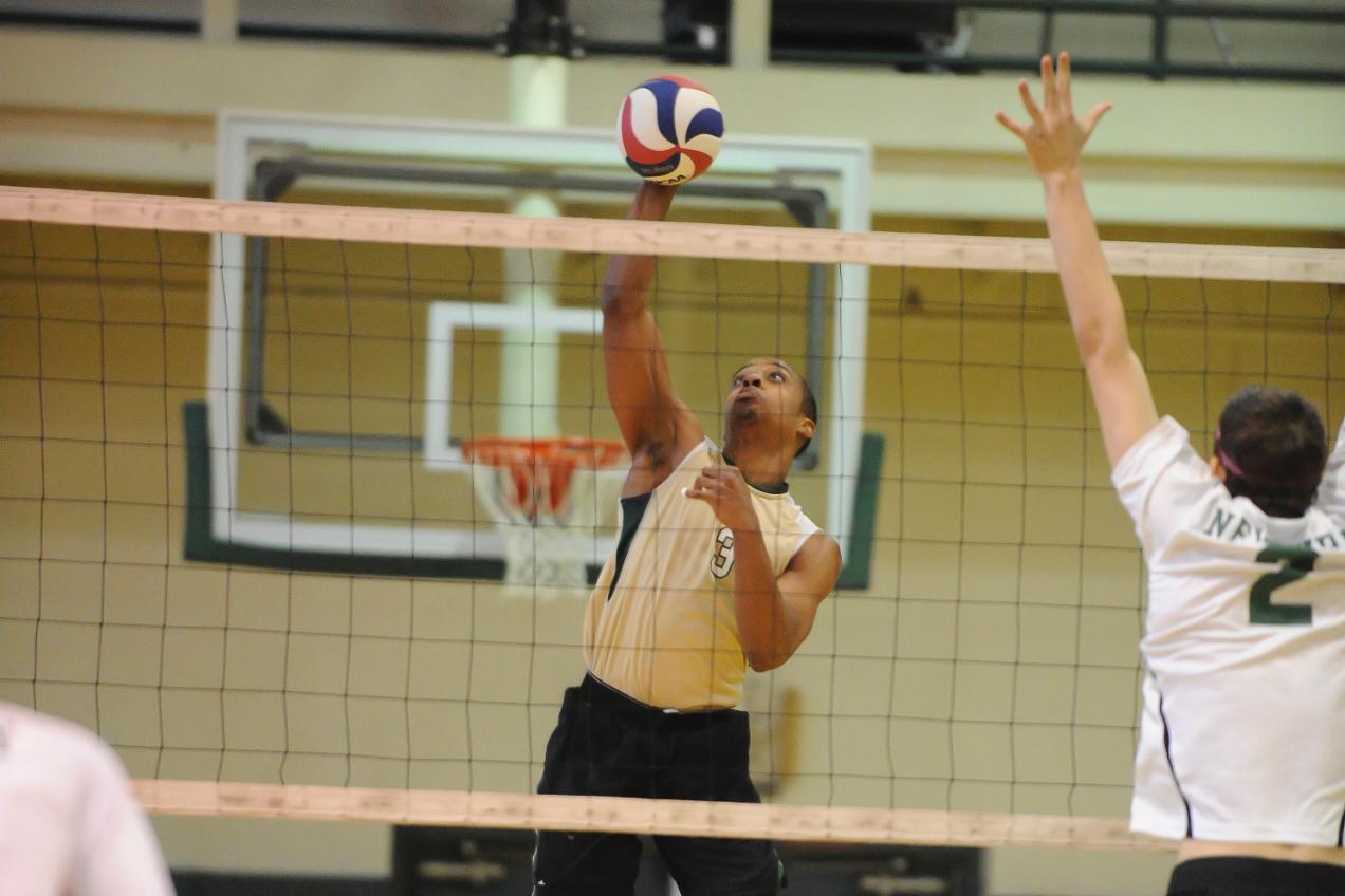 Men&rsquo;s Volleyball Falls to Newbury College, 3-0