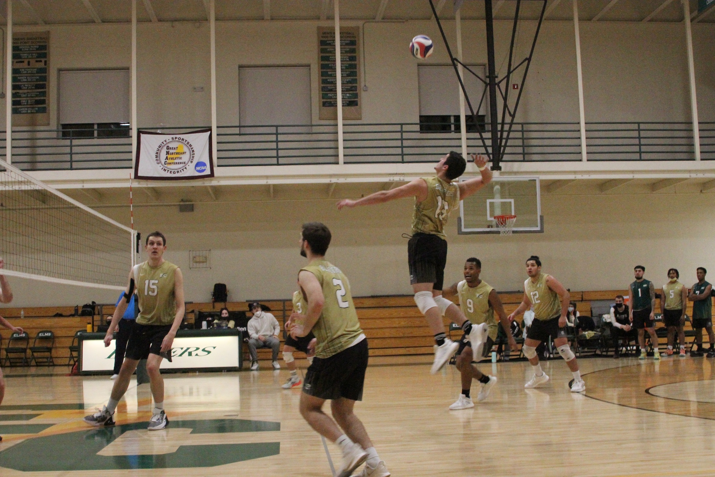 Blazers Split Home Tri-Match