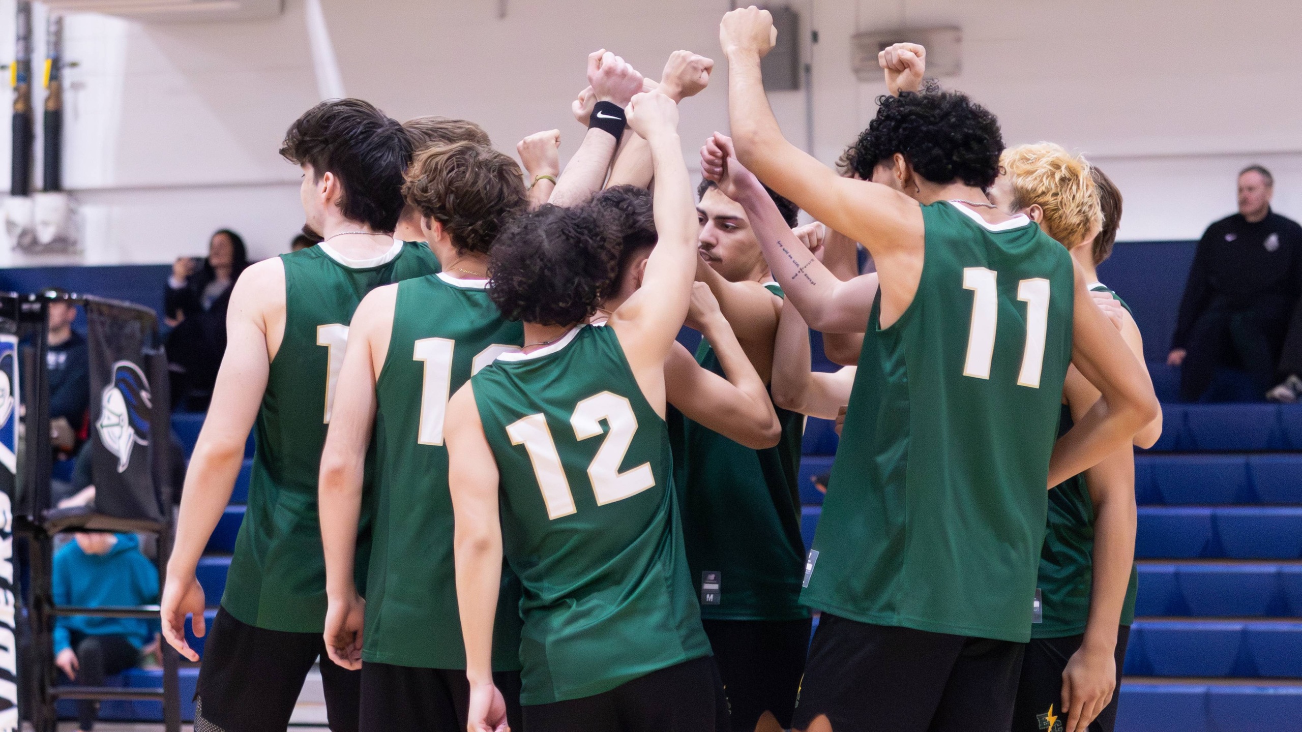 Men's Volleyball Takes a Set from Nationally Ranked Lasell at Home