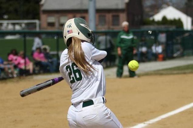 Softball Sweeps NECC Doubleheader at Regis