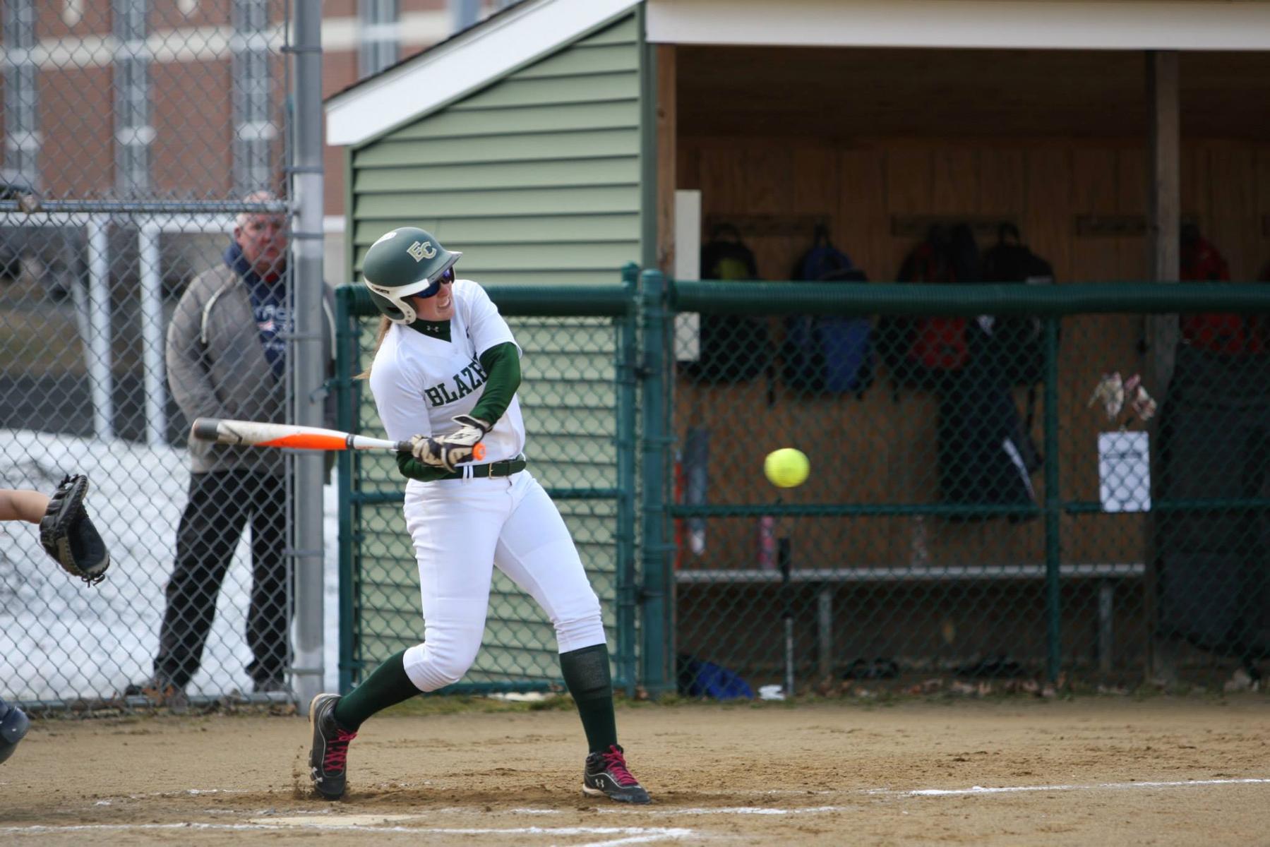 Softball Splits Season Opening Doubleheader