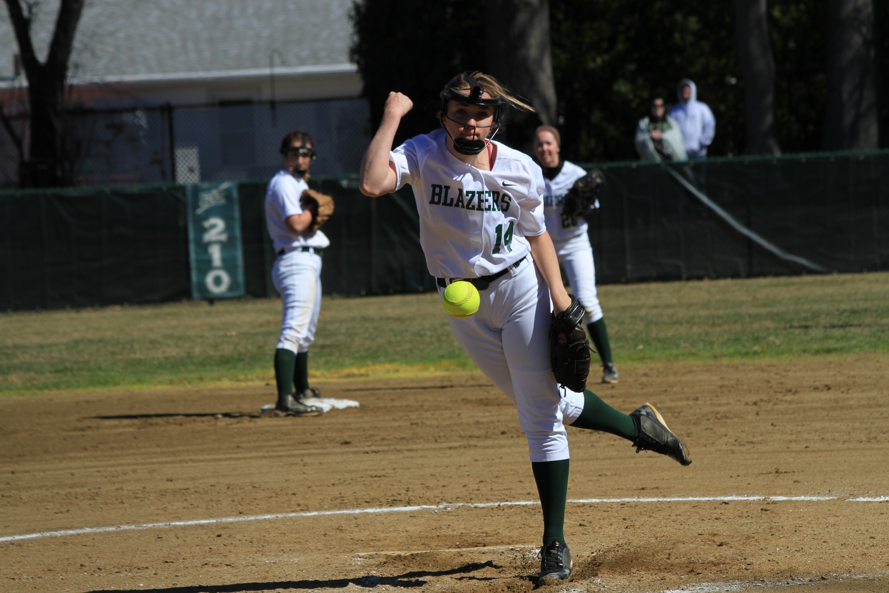 Late Rally Lifts Becker To Sweep Over Softball