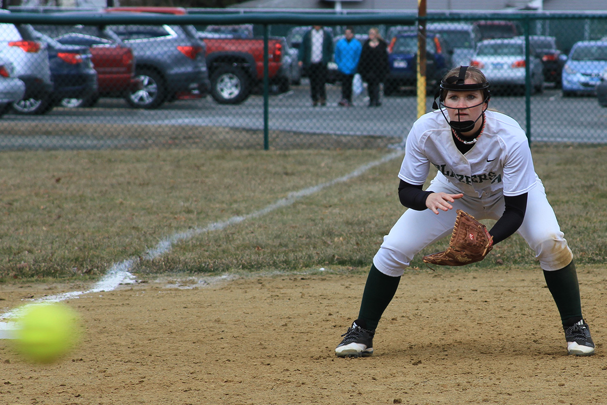Olszewski's Massive Senior Day Powers Blazers To Sweep Over Dean