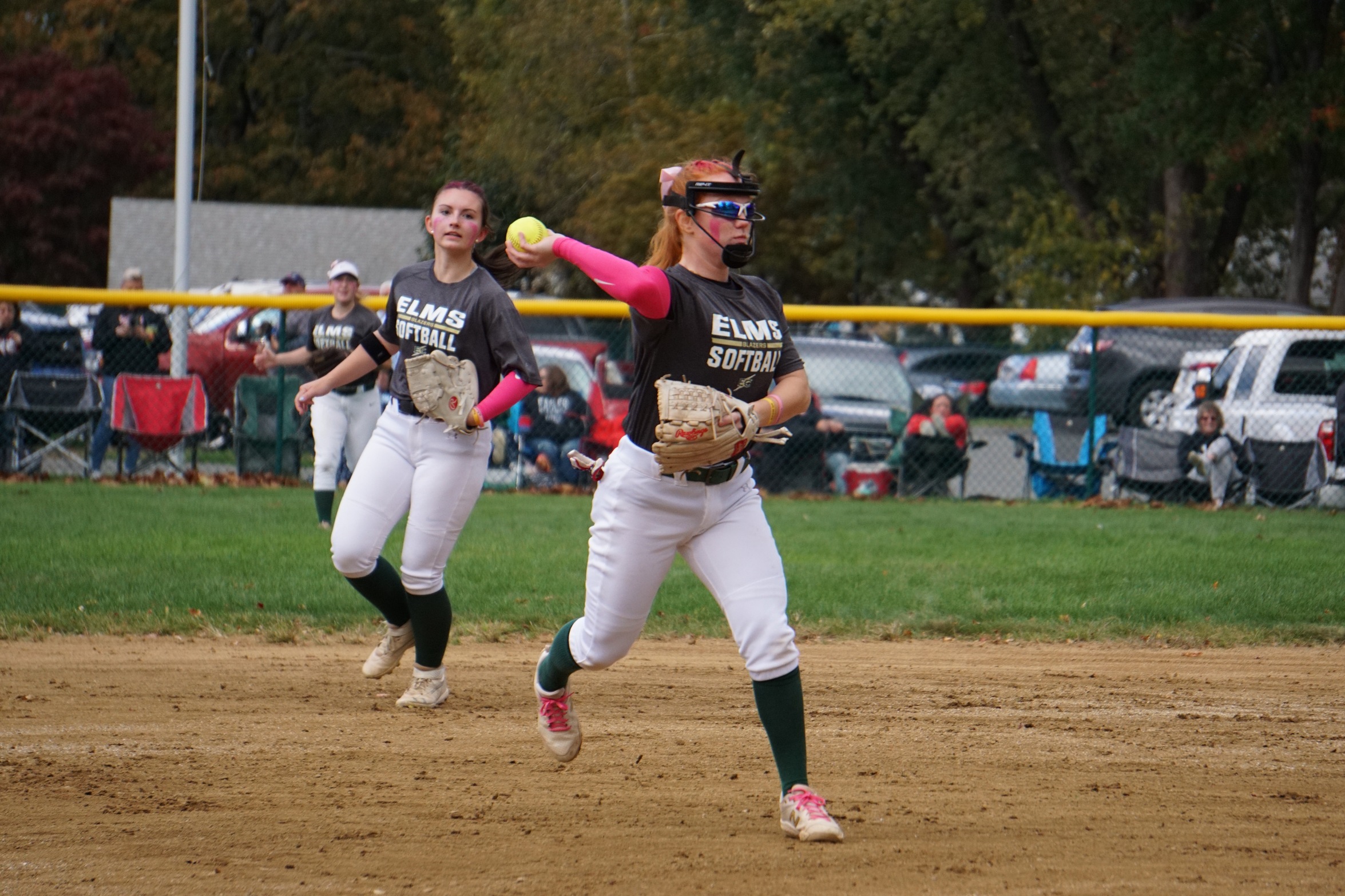 Blazers Softball Fall to Nichols College in Saturday's Doubleheader