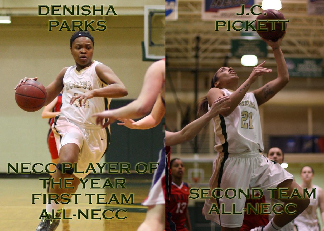 Parks Named NECC Player of the Year, Pickett All-Conference