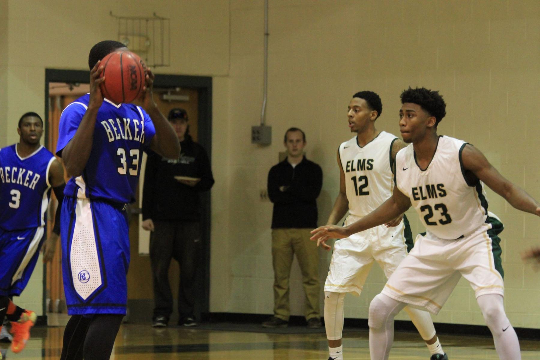 Becker Outlasts Men's Basketball in NECC Semifinals