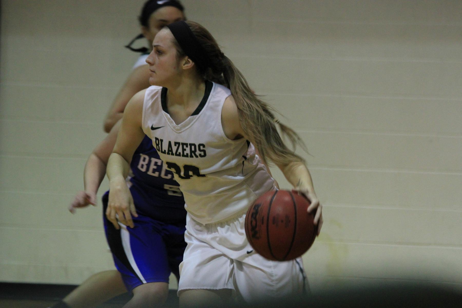Strong Second Half Propels Women's Basketball Past Becker