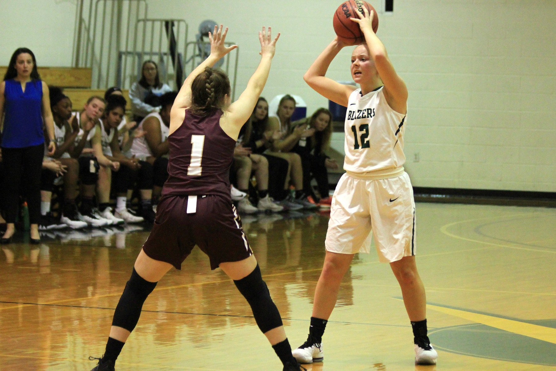 Blazer Women Take Down Owls 76-56