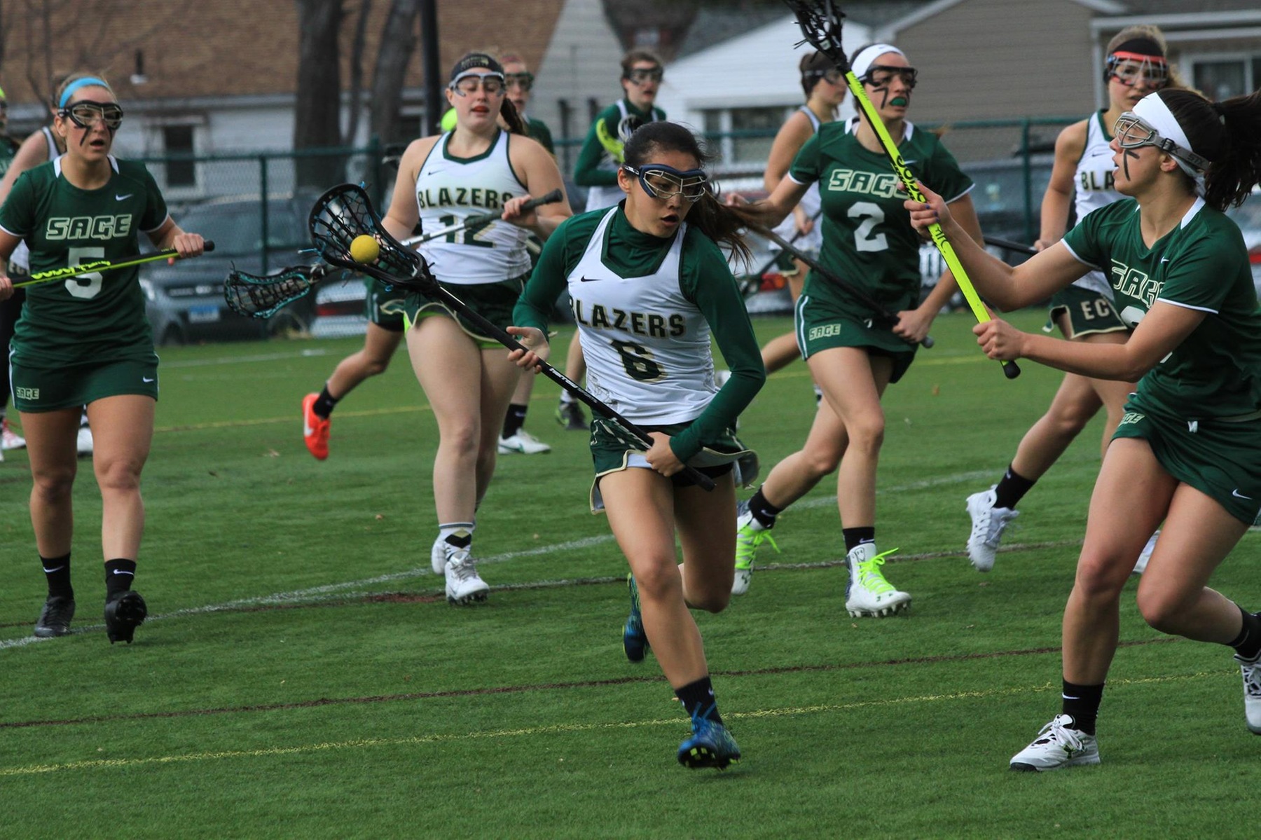 Women's Lacrosse Blitzes Becker