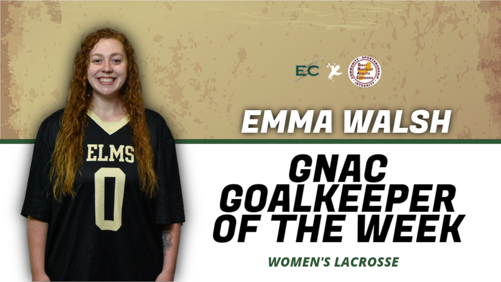 Walsh Earns GNAC Goalie of the Week