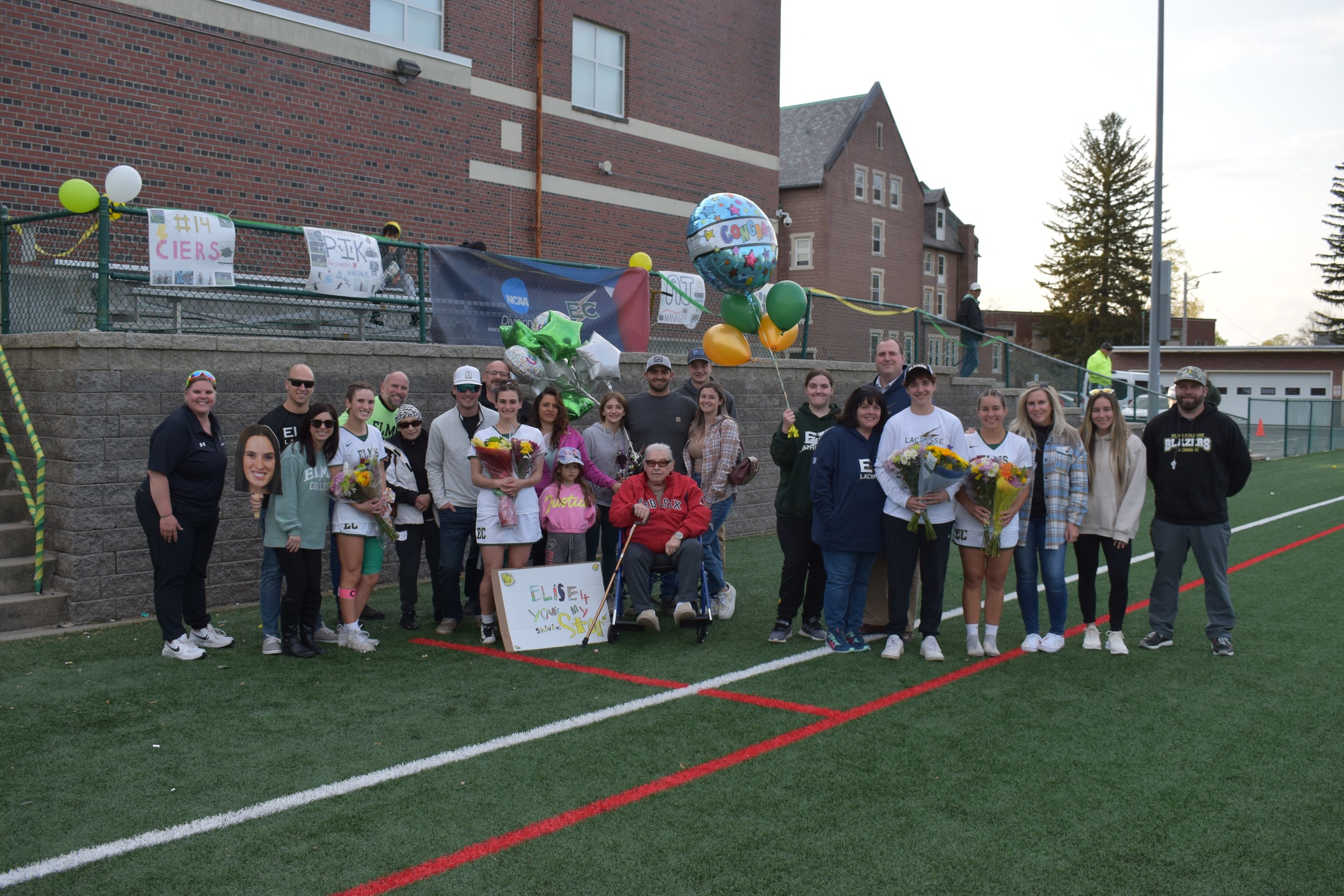 Lightning Strikes Down On Leary Field for Senior Day
