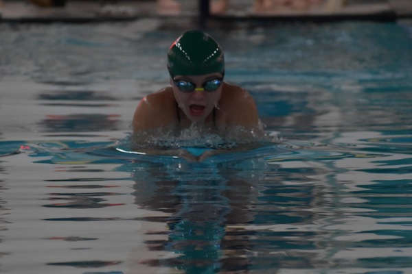 Swimming Makes a Splash at Simmons Meet