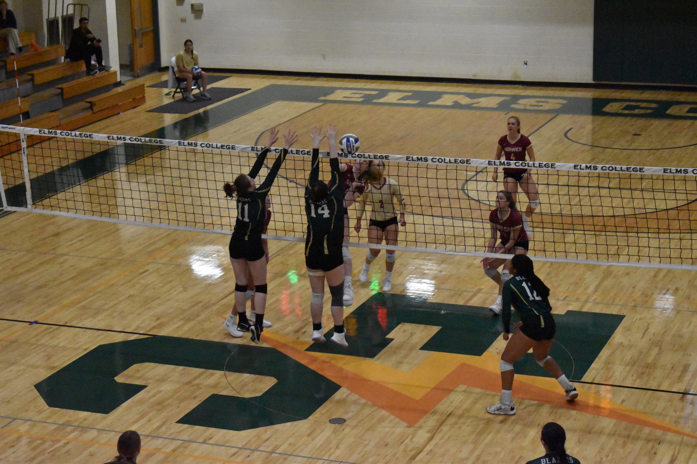 Blazers Sweep Homecoming Tri Match