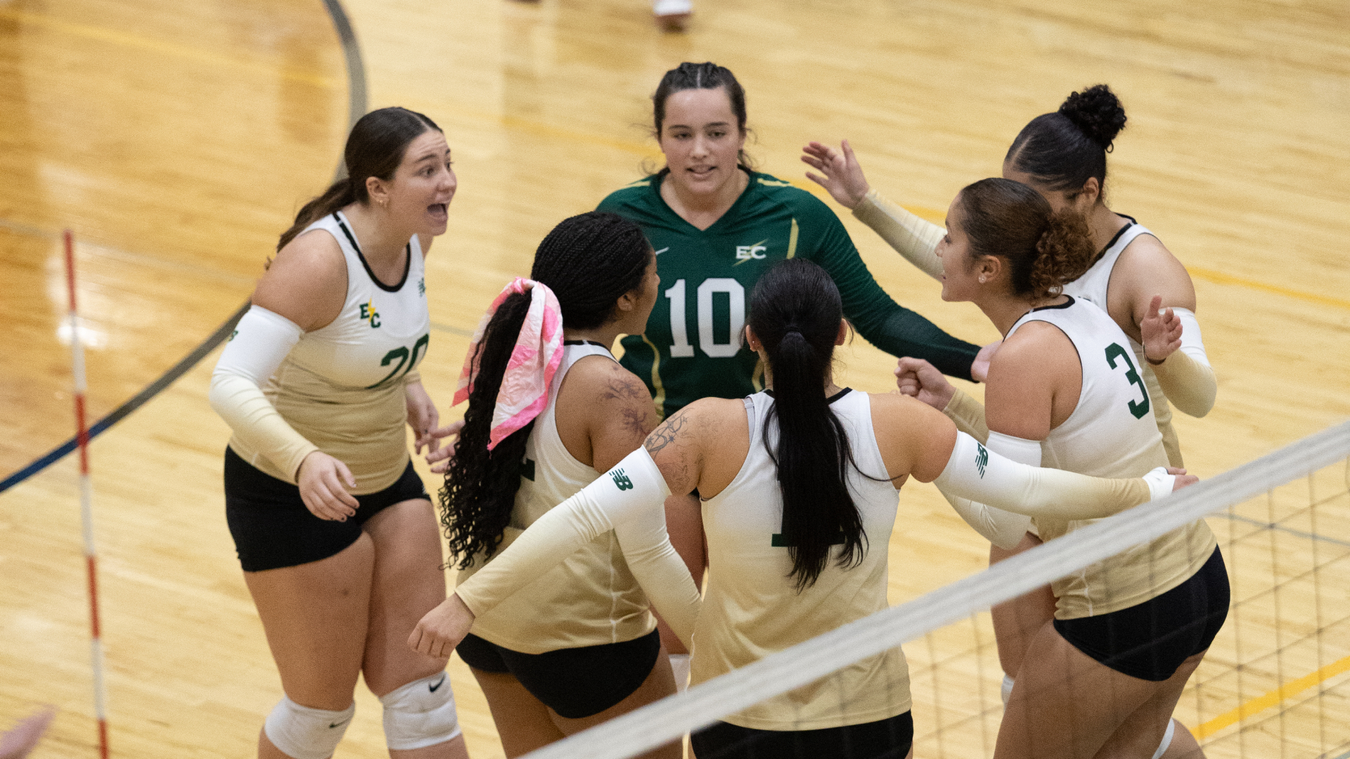 Women's Volleyball Takes Pilgrims to Five Sets in Home Tri-Match